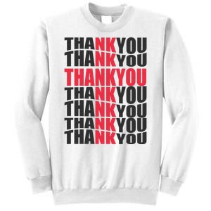 Jesus Thank You Cross Lord Savior Christian Love Religious Sweatshirt