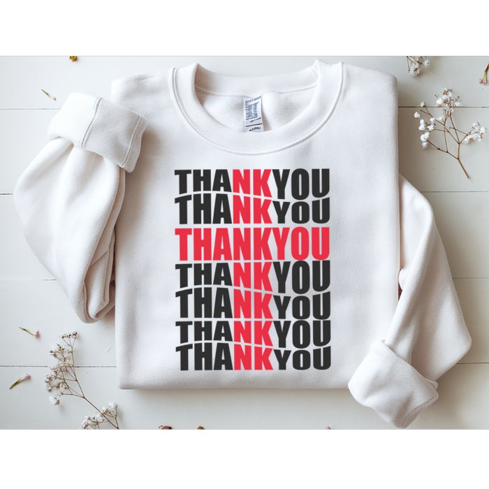 Jesus Thank You Cross Lord Savior Christian Love Religious Sweatshirt