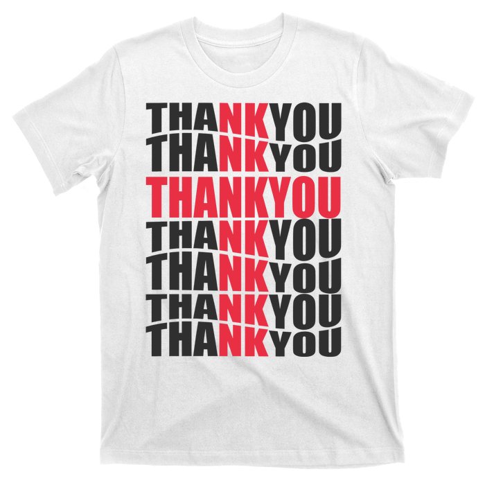 Jesus Thank You Cross Lord Savior Christian Love Religious T-Shirt