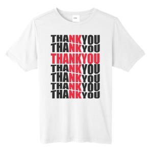 Jesus Thank You Cross Lord Savior Christian Love Religious Tall Fusion ChromaSoft Performance T-Shirt