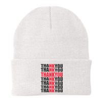 Jesus Thank You Cross Lord Savior Christian Love Religious Knit Cap Winter Beanie