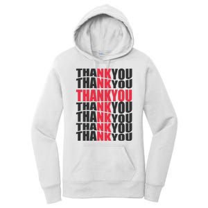 Jesus Thank You Cross Lord Savior Christian Love Religious Women's Pullover Hoodie