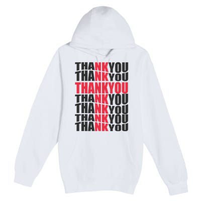 Jesus Thank You Cross Lord Savior Christian Love Religious Premium Pullover Hoodie