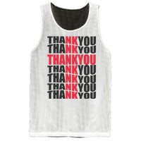 Jesus Thank You Cross Lord Savior Christian Love Religious Mesh Reversible Basketball Jersey Tank