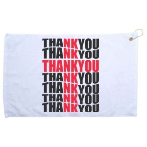 Jesus Thank You Cross Lord Savior Christian Love Religious Grommeted Golf Towel