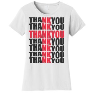 Jesus Thank You Cross Lord Savior Christian Love Religious Women's T-Shirt