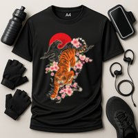 Japanese Tiger Zoologist Wild Animal Zoo Lover Safari Cooling Performance Crew T-Shirt