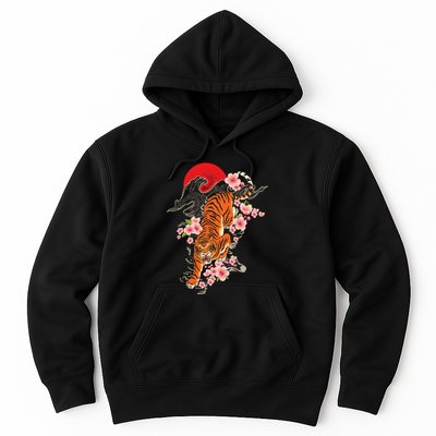 Japanese Tiger Zoologist Wild Animal Zoo Lover Safari Hoodie