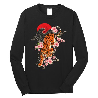 Japanese Tiger Zoologist Wild Animal Zoo Lover Safari Long Sleeve Shirt