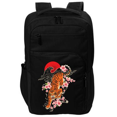 Japanese Tiger Zoologist Wild Animal Zoo Lover Safari Impact Tech Backpack