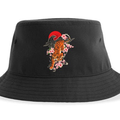 Japanese Tiger Zoologist Wild Animal Zoo Lover Safari Sustainable Bucket Hat