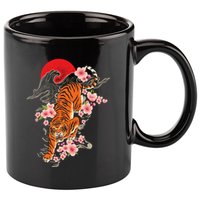 Japanese Tiger Zoologist Wild Animal Zoo Lover Safari 11oz C Handle Ceramic Mug