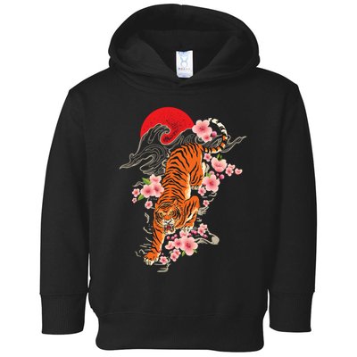Japanese Tiger Zoologist Wild Animal Zoo Lover Safari Toddler Hoodie