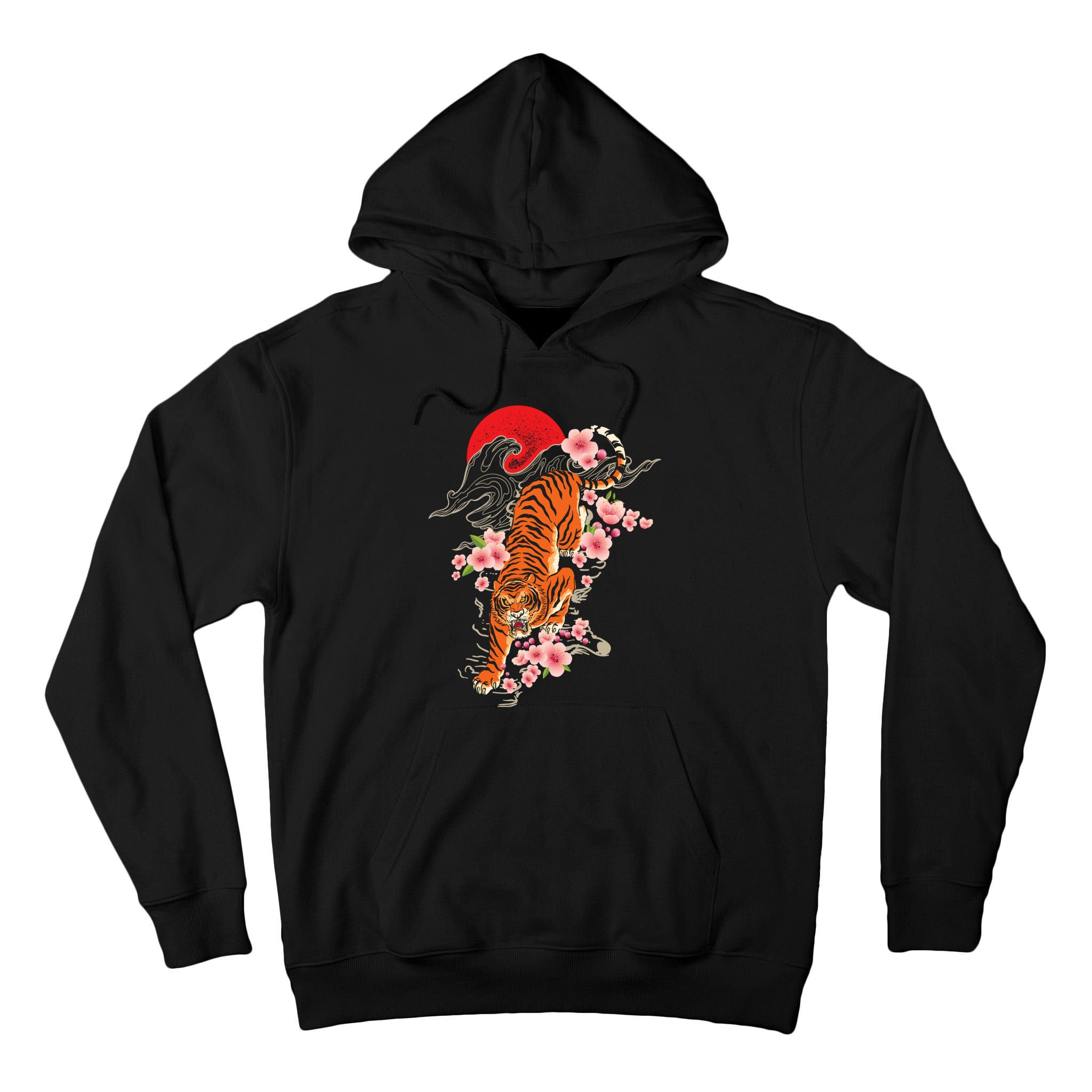 Japanese Tiger Zoologist Wild Animal Zoo Lover Safari Tall Hoodie