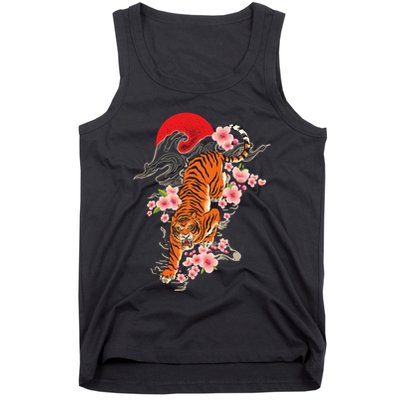 Japanese Tiger Zoologist Wild Animal Zoo Lover Safari Tank Top