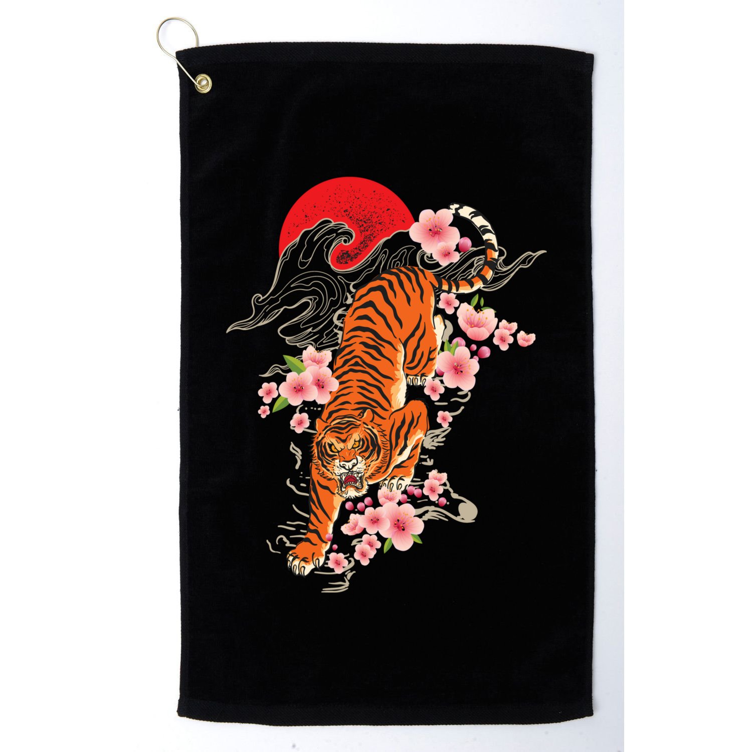 Japanese Tiger Zoologist Wild Animal Zoo Lover Safari Golf Towel