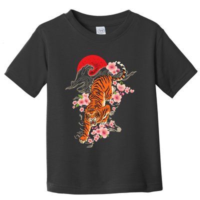 Japanese Tiger Zoologist Wild Animal Zoo Lover Safari Toddler T-Shirt