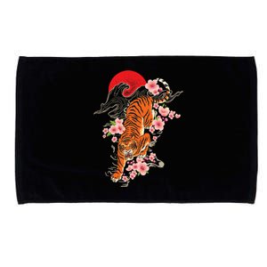 Japanese Tiger Zoologist Wild Animal Zoo Lover Safari Microfiber Hand Towel