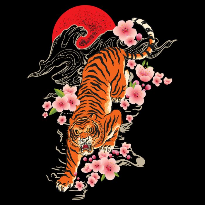 Japanese Tiger Zoologist Wild Animal Zoo Lover Safari Wool Snapback Cap
