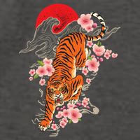 Japanese Tiger Zoologist Wild Animal Zoo Lover Safari Vector Backpack