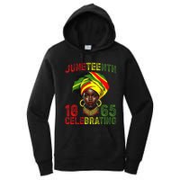 Juneteenth USA African American Melanin Black History Month Women's Pullover Hoodie