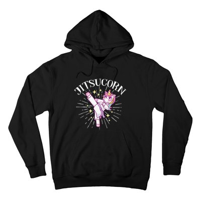 Jitsucorn Unicorn Brazilian Jiu Jitsu BJJ Hoodie