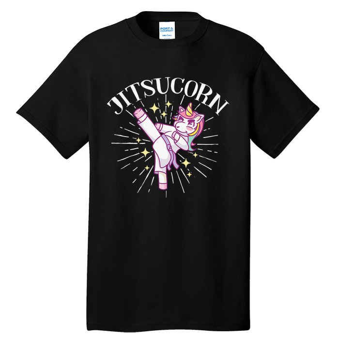 Jitsucorn Unicorn Brazilian Jiu Jitsu BJJ Tall T-Shirt