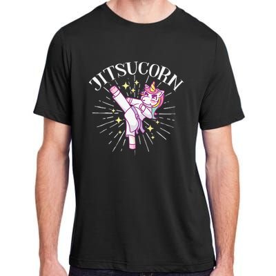 Jitsucorn Unicorn Brazilian Jiu Jitsu BJJ Adult ChromaSoft Performance T-Shirt