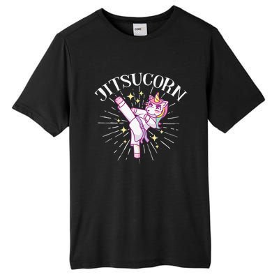 Jitsucorn Unicorn Brazilian Jiu Jitsu BJJ Tall Fusion ChromaSoft Performance T-Shirt