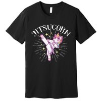 Jitsucorn Unicorn Brazilian Jiu Jitsu BJJ Premium T-Shirt