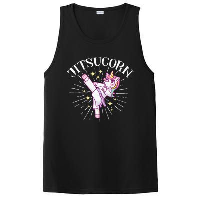 Jitsucorn Unicorn Brazilian Jiu Jitsu BJJ PosiCharge Competitor Tank