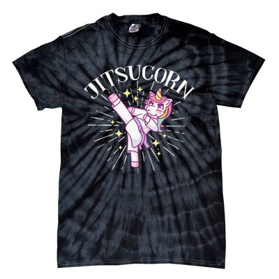 Jitsucorn Unicorn Brazilian Jiu Jitsu BJJ Tie-Dye T-Shirt