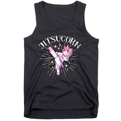 Jitsucorn Unicorn Brazilian Jiu Jitsu BJJ Tank Top