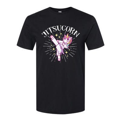 Jitsucorn Unicorn Brazilian Jiu Jitsu BJJ Softstyle CVC T-Shirt