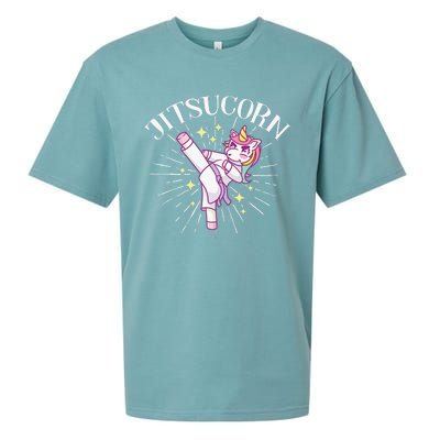 Jitsucorn Unicorn Brazilian Jiu Jitsu BJJ Sueded Cloud Jersey T-Shirt