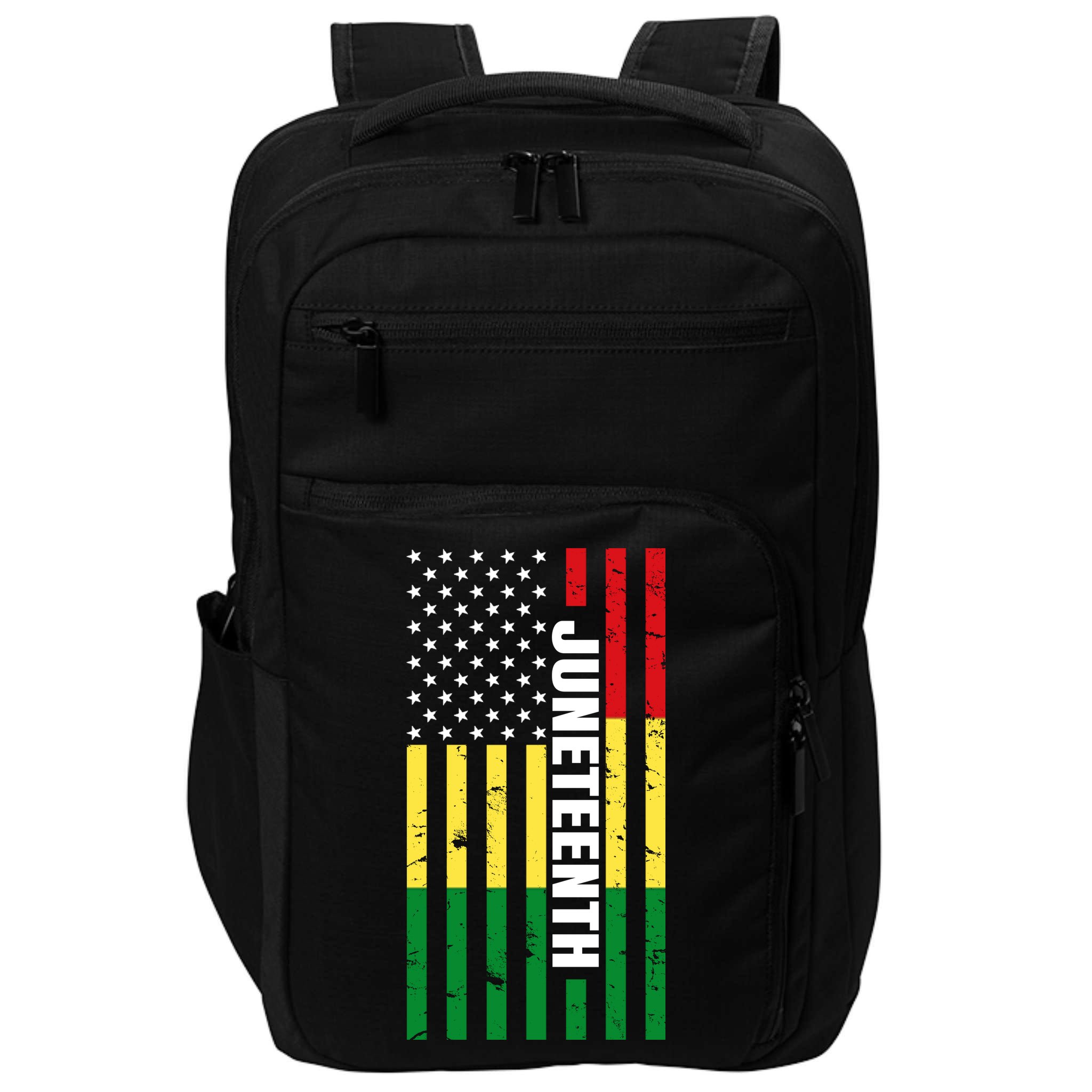 Juneteenth USA Black History Month Flag Impact Tech Backpack