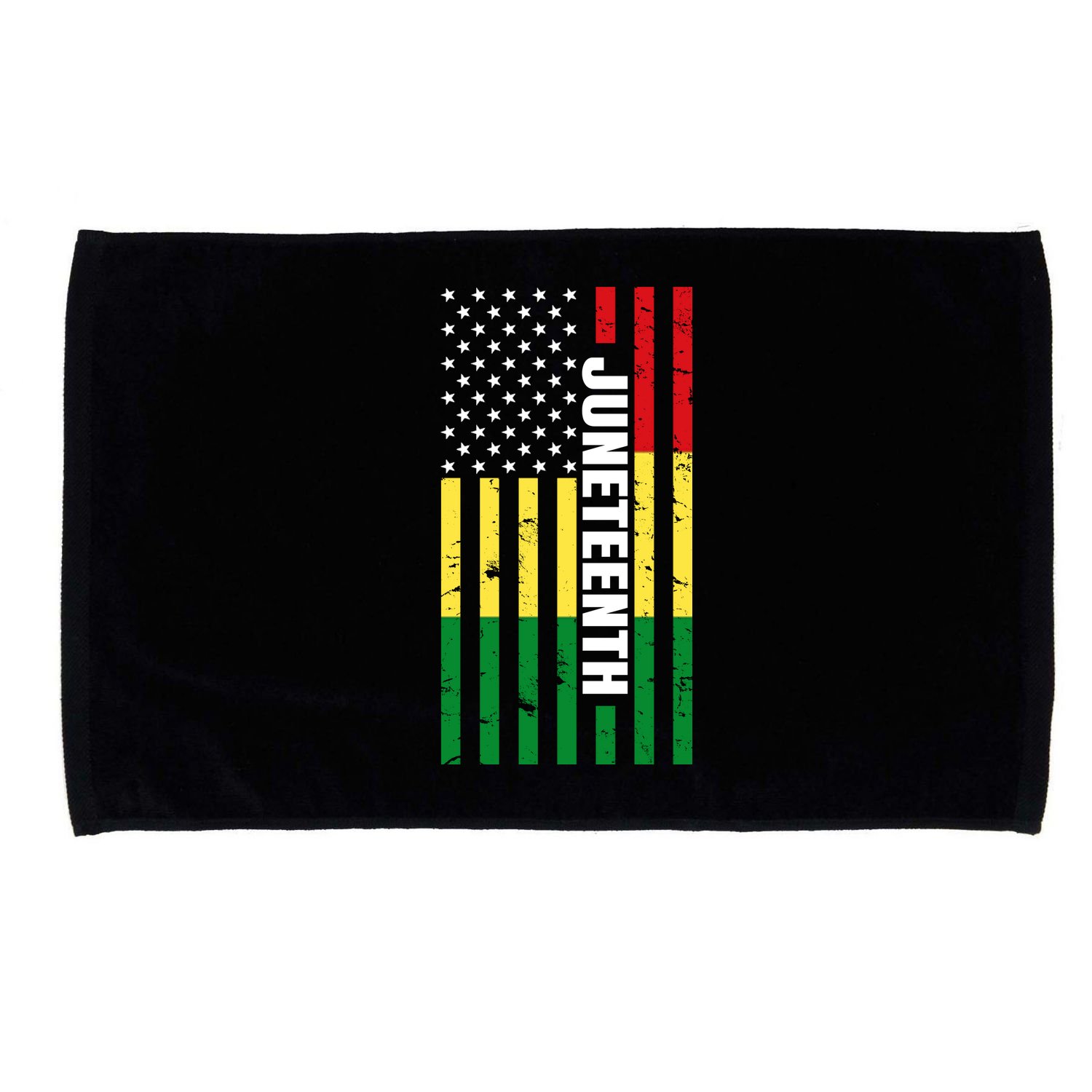 Juneteenth USA Black History Month Flag Microfiber Hand Towel