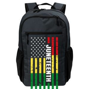 Juneteenth USA Black History Month Flag Daily Commute Backpack