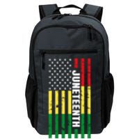 Juneteenth USA Black History Month Flag Daily Commute Backpack