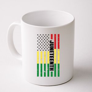 Juneteenth USA Black History Month Flag Coffee Mug