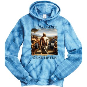 Jesus Ultimate Dead Lifter Christian Bodybuilder Strongman Tie Dye Hoodie