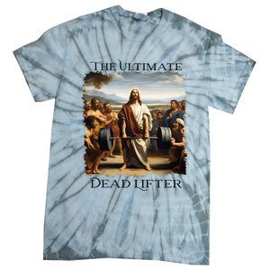 Jesus Ultimate Dead Lifter Christian Bodybuilder Strongman Tie-Dye T-Shirt