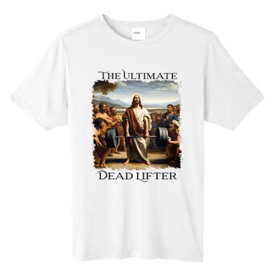 Jesus Ultimate Dead Lifter Christian Bodybuilder Strongman Tall Fusion ChromaSoft Performance T-Shirt