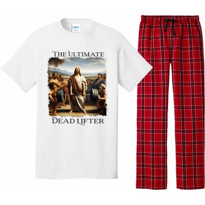 Jesus Ultimate Dead Lifter Christian Bodybuilder Strongman Pajama Set