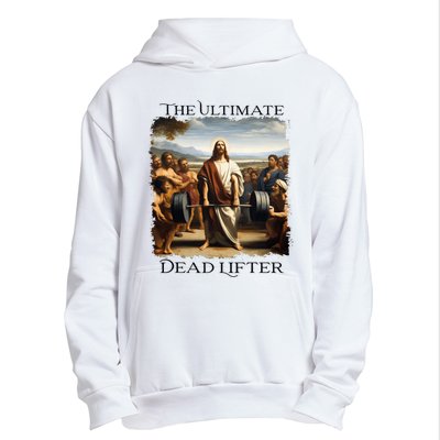 Jesus Ultimate Dead Lifter Christian Bodybuilder Strongman Urban Pullover Hoodie