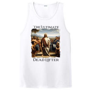 Jesus Ultimate Dead Lifter Christian Bodybuilder Strongman PosiCharge Competitor Tank