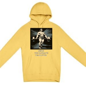 Jesus Ultimate Deadlifter Gift Premium Pullover Hoodie