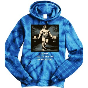 Jesus Ultimate Deadlifter Gift Tie Dye Hoodie