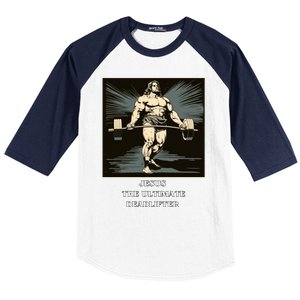 Jesus Ultimate Deadlifter Gift Baseball Sleeve Shirt