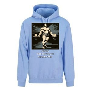 Jesus Ultimate Deadlifter Gift Unisex Surf Hoodie